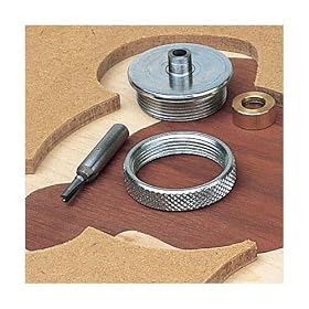 Inlay Bushing and Bit with Removable Collar by Rockler