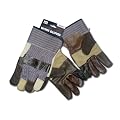 Heavy duty leather working and gardening gloves
