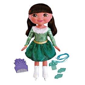 Dora Sparkle Princess Dolls - Shimmer & Skate