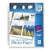 Vertical Photo Pages for 3-Ring Binders, Holds 6 - 4 x6 Photos Page, 10 Pack AVE13401