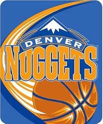 Denver Nuggets Royal Plusch Raschel Throw Blanket - NBA Basketball Fan Shop Sports Team Merchandise