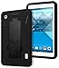 One Touch Pop 7 Case, Bastex Heavy Duty Hybrid Kickstand Tablet Case - Soft Outer Black Silicone Cover Hard Inner Black Kickstand Case for Alcatel One Touch Pop 7 p310a 7