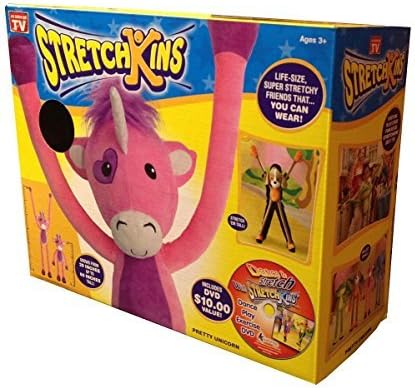 Stretchkins Unicorn Life-size Plush Toy That You Can Play, Dance, Exercise and Have Fun With by Stretchkins