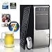 [CPU] - Intel Core Duo E5700 (2x 3060 MHz), Dualcore
[Speicher] - 2048 MB DDR2-800 (PC6400), 
Kingston/Samsung
[Grafik] - nVidia GeForce GT 210, 512MB, HDMI, DVI (VGA ggf. �ber beiliegenden 
Adapter), PCI-Express, PhysX, DirectX10  PureVideo-HD f�r einwandfreie Blu-Ray und DVD-Wiedergabe, 
geeignet f�r Spiele wie World of Warcraft, Sims3, Fallout3 und mehr
[Mainboard] - ASUS P5G41-M LX2, 
Sockel 775, mATX, Intel G41 Chipsatz  Anschl�sse vorne: 2x USB2.0, Mikro, Kopfh�rer  Anschl�sse 
hinten: 4x USB2.0, Audio (6-Kanal bzw. Stereo, Mikro, Kopfh�rer), 1x Seriell, 1x LAN, 2x PS/2
- 
Sound: 5.1 Surround-Sound (6-Kanal) onboard
- Netzwerk: 10/100/1000 MBit Gigabit-Netzwerk, onboard, 
f�r DSL geeignet
[Festplatte] - 500 GB SATAII, 7200rpm, 16MB Cache
[DVD-RW] - 22x DVD-Brenner 
(duallayer) (DVD�R, DVD�RW, DVD+R9, CD-R, CD-RW)
[Geh�use] - ATX-Midi, Farbe: schwarz, Front in 
schwarz mit Optik von geb�rstetem Aluminium
[Netzteil] - 400 Watt Netzteil mit leisem 12cm 
L�fter
[Maus+Tastatur] - 3-Tasten USB-Maus (optisch) + PS/2-Tastatur
[Aktion] - FIFA10 und termexx 
Thermokrug (mehr Info: siehe Amazon-Suche B0023513H4)
[Betriebsystem] - Microsoft Windows 7 Home 
Premium 32-Bit  mit Lizenz und Originalinstallations-CD (komplett installiert)  installiertes 
Software-Paket (Microsoft Office Starter 2010, Antivirus, DVD-Player, Brennsoftware)
[Service] - 24 
Monate Gew�hrleistung, inkl. kostenlosem Abholservice innerhalb der ersten 6 Monate
[Zubeh�r] - 
Treiber-CD, Beschreibung, Stromkabel, Serviceschein