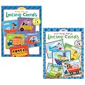 eeBoo Lacing Cards Set - Things That Go/ More Things That Go