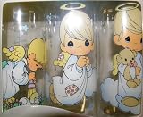 Precious Moments 8 oz 3 pack baby bottles - BOY ANGEL