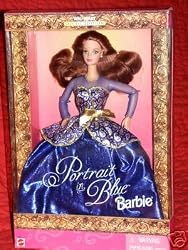 BARBIE PORTRAIT IN BLUE DOLL