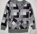 Chalc Boys Jersey Hoody with Popcorn Fur, Size Xlarge, Eggplant