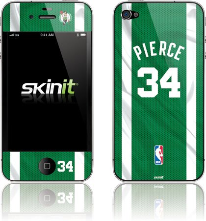 Skinit P. Pierce - Boston Celtics #34 Vinyl Skin for Apple iPhone 4 / 4S