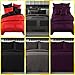 Comfy Bedding | 5-Piece Comforter Set | Microfiber Bedding | California King | Frame - Gray | 1 Comforter, 2 Pillow Cases, 1 Square Decorative Pillow & 1 Rectangle Decorative Pillow | Microfiber