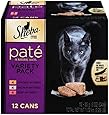 SHEBA PREMIUM PATE in Natural Juices Variety Pack-12 ct. (Beef, Chicken, Salmon) Wet Food for Cats