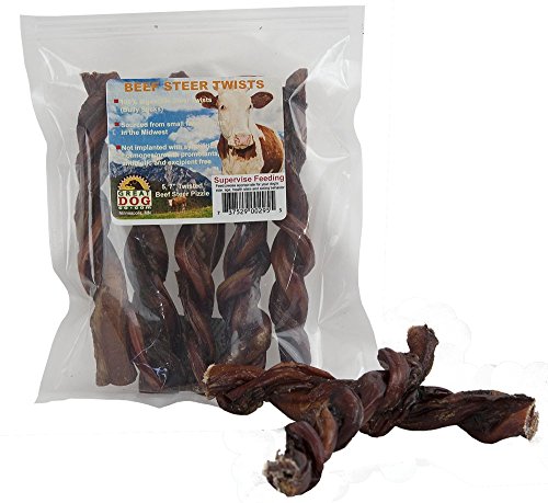 Great Dog Beef Twists (Bully Sticks) 5, 7