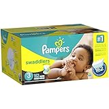 Pampers Swaddlers Diapers Size 3 Economy Pack Plus 162 Count