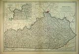 c1902 MAP KENTUCKY AMERICA CINCINNATI LOUISVILLE