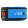 Child ID Safety Wristband. Store Your Contact Info plus Your Child's Allergy and Medication Information. Updateable. Waterproof. Adjustable. Robust. Winning Child Identity Bracelet Design from Vital ID. Assorted Colours. (Blue)