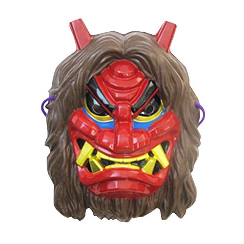 お面　なまはげ【赤】　パッケージタイプ 1枚