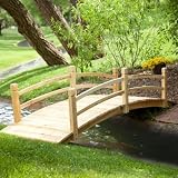 Harrison 8 ft. Cedar Garden Bridge CWR003 51xXBbE0HCL. SL160 Harrison 8 ft. Cedar Garden Bridge CWR003