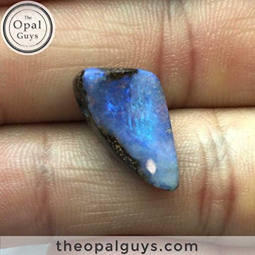 7CT Purple Pendant Drilled Australian Boulder Opal, Natural Stone Necklace, Solid Opals