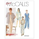 McCall's Patterns M2208 Women's Shirt, Dress Or Top, Pull-On Pants Or Shorts, Size R (18W-20W-22W)