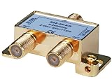 Monoprice PREMIUM 2 way Coax Cable Splitter F type Screw 5~2400 MHz (for Video VCR Cable TV antenn 51xXGoTjF5L. SL160 Monoprice PREMIUM 2 way Coax Cable Splitter F type Screw 5~2400 MHz (for Video VCR Cable TV antenn