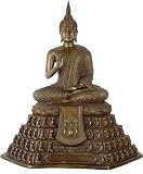 Large Buddha with 108 worshippers throne