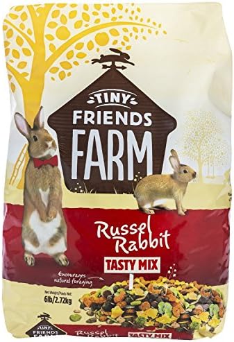 Tiny Friends Farm Russel Rabbit Tasty Mix 6lbs (Pack of 4)