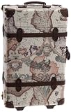 [ワールドトランク] world trunk T&S(ティーアンドエス)TSAロック仕様　合皮キャリートランク 地図
