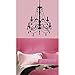 RoomMates RMK1805GM Chandelier with Gems Peel and Stick Giant Wall Decal