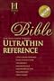 NKJV UltraThin Reference Bible (Black Genuine Leather - Indexed)