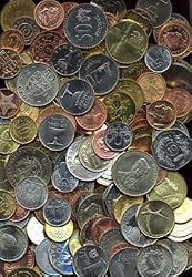 SET of 100 Uncirculated World foreign Coins,Mint Set