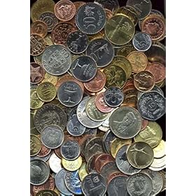 SET of 100 BU UNCIRCULATED WORLD FOREIGN COINS,MINT SET!