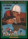 Vintage Miami Hurricanes 2010 College Football Calendar