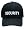 Black Security White Lettering Cap
