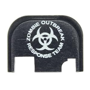 Zombie Otbreak Response Team Rear Slide Cover Plate for Glock Pistols