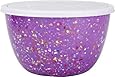 Zak! Designs 2-qt. Confetti Serving Bowl with Lid, Orchid
