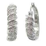 Sterling Silver Diamond 
