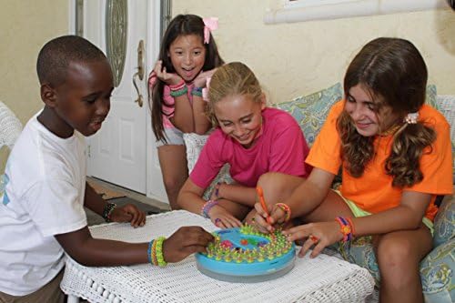 Friendly Bands - Sunshine Loom Deluxe Craft Kit - Plus Exclusive FREE Bonus Split Decisions (Two-tone) pack of fbRubberbands and Under the Sea fbCharms - Create Rainbow Rubber Band Bracelets, Necklaces, Rings