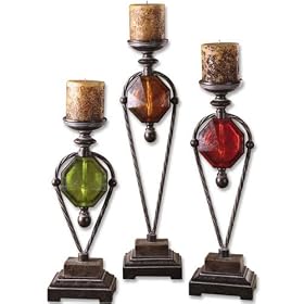 KALIKA, CANDLEHOLDERS, SET 3 by Billy Moon