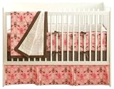 JJ Cole 4 Piece Crib Bedding Set in Pink Vintage