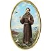 Car Visor Clip - Saint Francis of Assisi - 1.75"x1.0" - Clip on