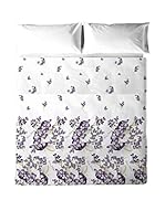 Montesinos Juego De Sábanas (Blanco/Violeta)