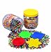 Hama Beads Activit Set 5,000 Beads and 4 Pegboards in a Tub (Yellow)