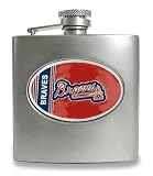 Atlanta Braves Stainless Steel Hip Flask