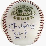 Tony La Russa Autographed 2006 World Series Baseball with STL-4 DET-1 Inscription