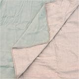 Sunbeam reversible electric throw blanket, CAMEL/GREEN.