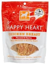 Dogswell Happy Heart for Dogs, Chicken Breast, Flaxseed & Taurine, 5-Ounce Pouches (Pack of 6)