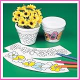 12 Artist Flowerpot Crafts Kits!