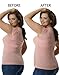 Just My Size Women's Side & Back Smoothing Wire Free Bra, White, 42B