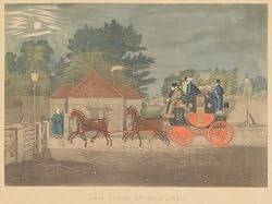 Mail Coach by Moonlight - Print - Alken Dell - 12x18