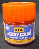クレオス・水性ホビーカラー・H14 オレンジ 橙 光沢